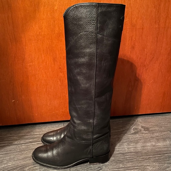 Chanel CC Black Riding High Boots size 39 - Picture 3 of 16